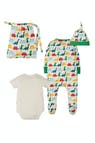 Carica l'immagine nel visualizzatore di Gallery, Set nascita-Body+Cappello+Tuttina 3-6 mesi