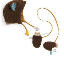 Carica l'immagine nel visualizzatore di Gallery, Cappello e guanti orsetto 0-6 mesi Les Jolis trop Beaux Moulin Roty