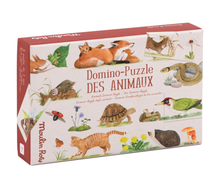 Carica l'immagine nel visualizzatore di Gallery, Domino puzzle animali Moulin Roty