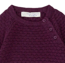 Carica l'immagine nel visualizzatore di Gallery, Pullover neonata Sense Organics