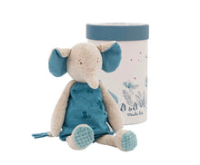 Carica l'immagine nel visualizzatore di Gallery, Peluche Moulin Roty elefante Bergamote con cofanetto, Sous mon Baobab