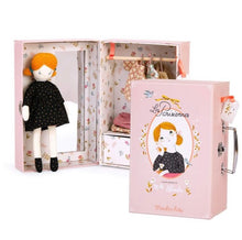 Carica l'immagine nel visualizzatore di Gallery, Valigetta Armadio + bambola + vestiti Les Rosalies Moulin Roty