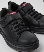 Carica l'immagine nel visualizzatore di Gallery, Sneakers Runner in tessuto e pelle nera
