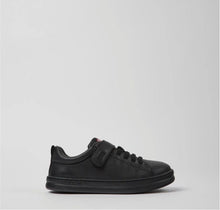 Carica l'immagine nel visualizzatore di Gallery, Sneakers Runner in tessuto e pelle nera
