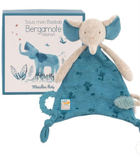 Carica l'immagine nel visualizzatore di Gallery, DouDou Porta Ciuccio Bergamote L'elefante Sous mon Baobab