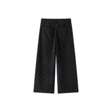 Carica l&#39;immagine nel visualizzatore di Gallery, Pantaloni in microvelluto a coste con stampa a cuori JGI95794
