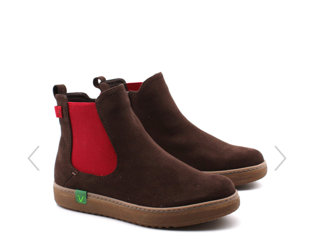 Vegan Shoes chelsea con zip da donna