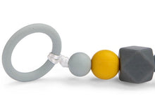 Carica l'immagine nel visualizzatore di Gallery, Les Moustaches - Clip porta-ciuccio in legno e silicone Gatto
