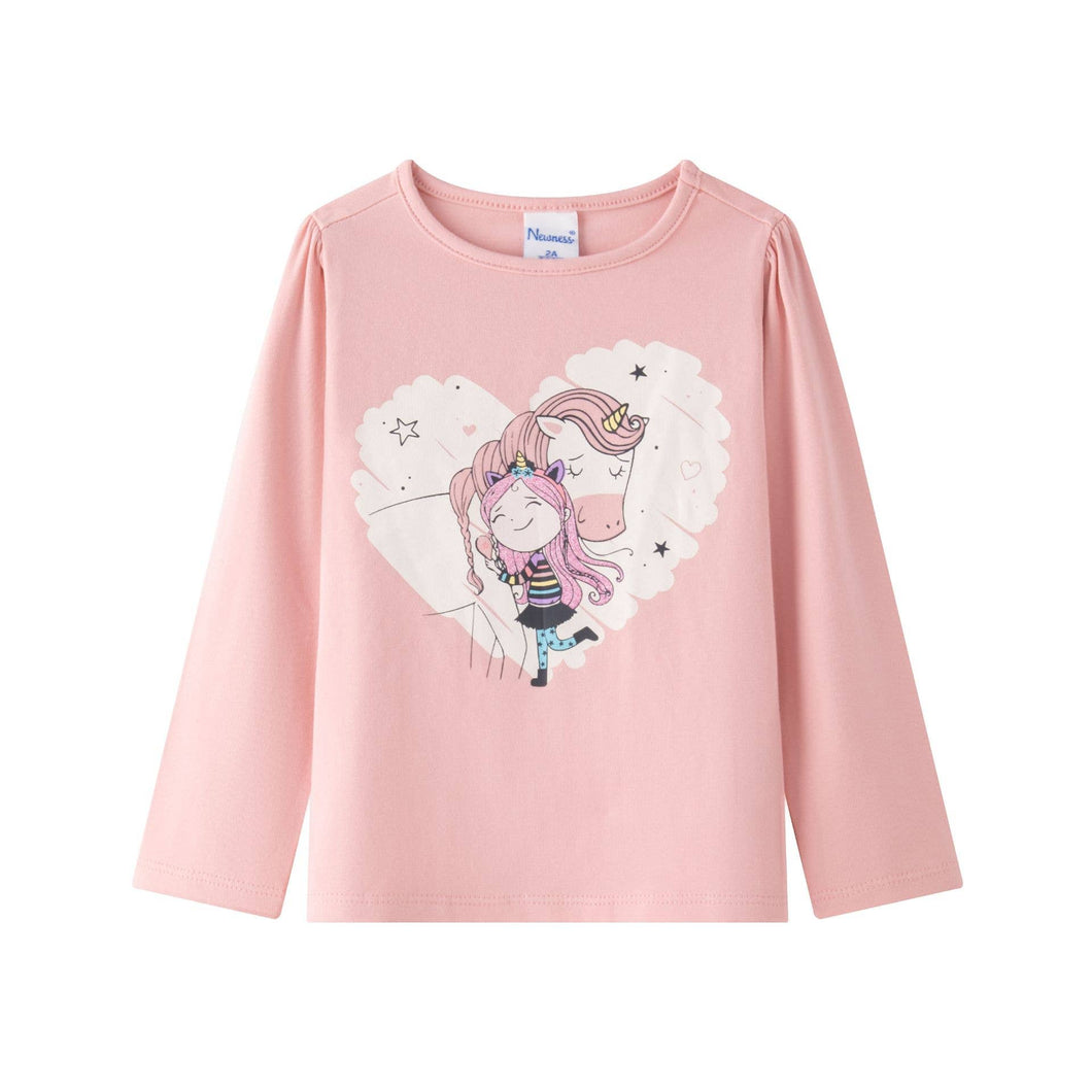 Maglietta a Maniche Lunghe da Bambina JGI64816