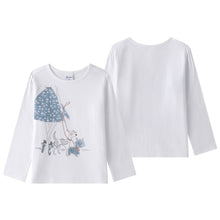Carica l&#39;immagine nel visualizzatore di Gallery, Maglietta a maniche lunghe abbigliamento invernale bambina JGI65736
