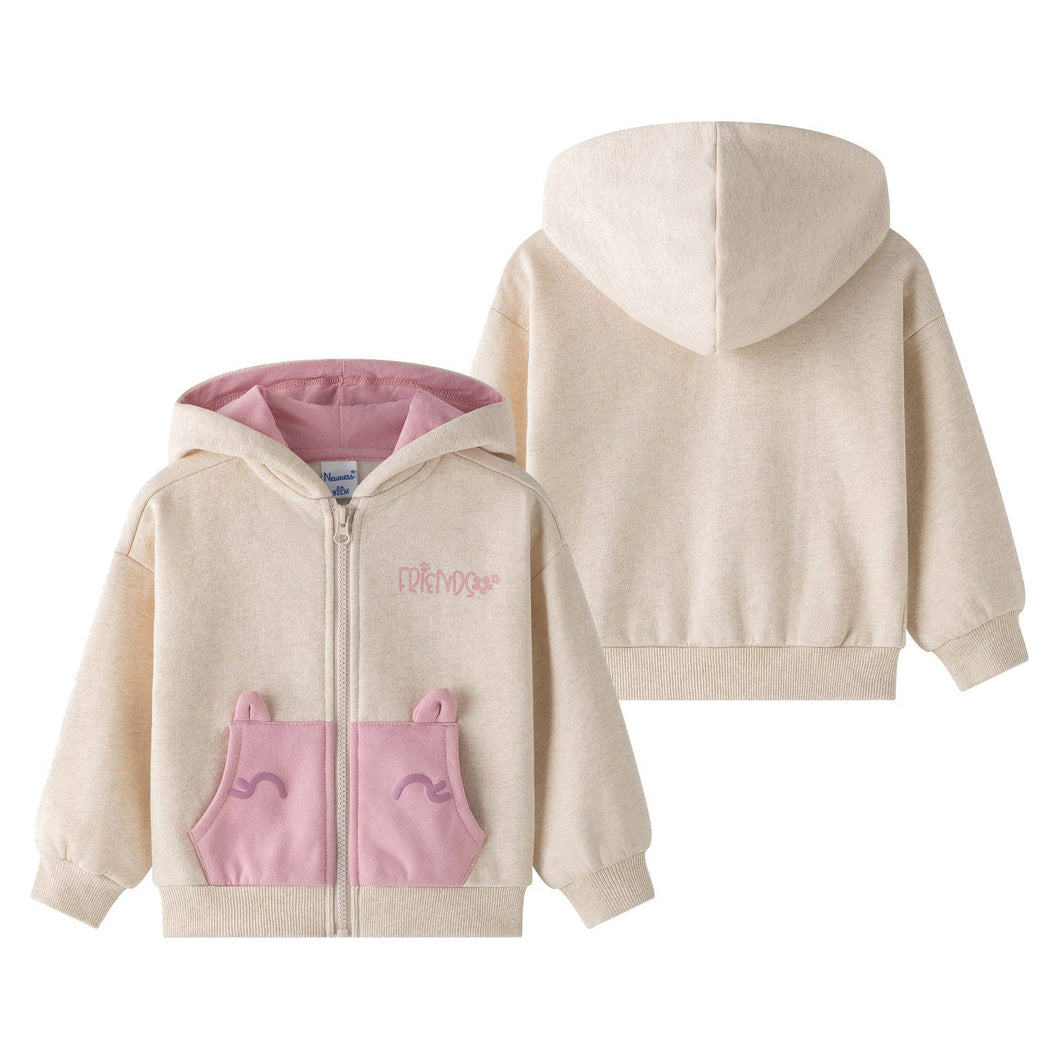 Felpa con cappuccio invernale per bambina JGI65748