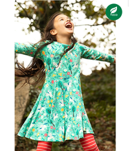 Carica l&#39;immagine nel visualizzatore di Gallery, Abito Sofia Skater - Verde Acqua/Unicorni
