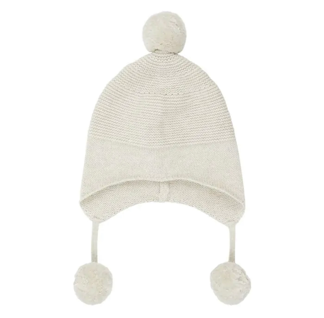 Cappellino neonato bianco Sense Organics