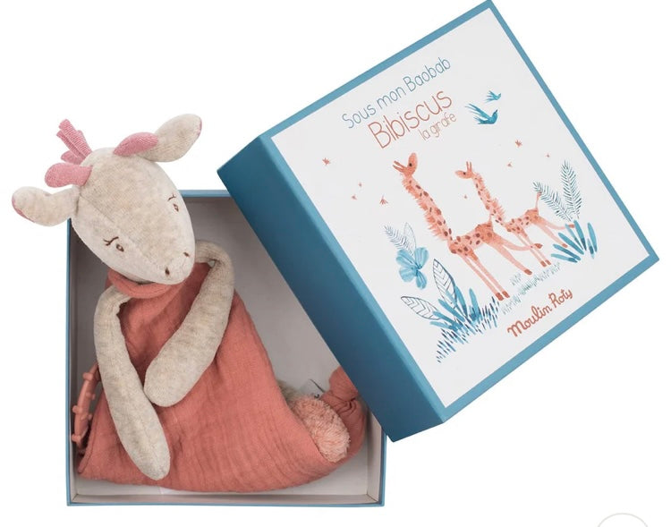 DouDou Porta Ciuccio Bibiscus la Giraffa Sous mon Baobab