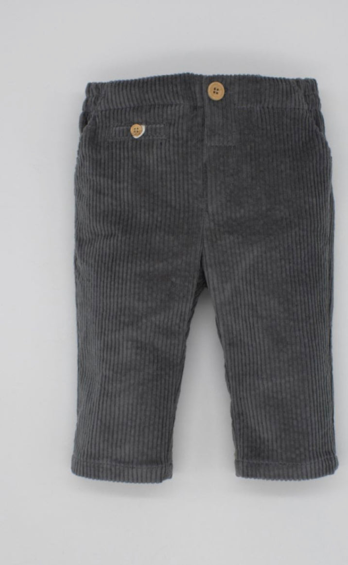 Pantalone grigio velluto bambino  Fina Ejerique