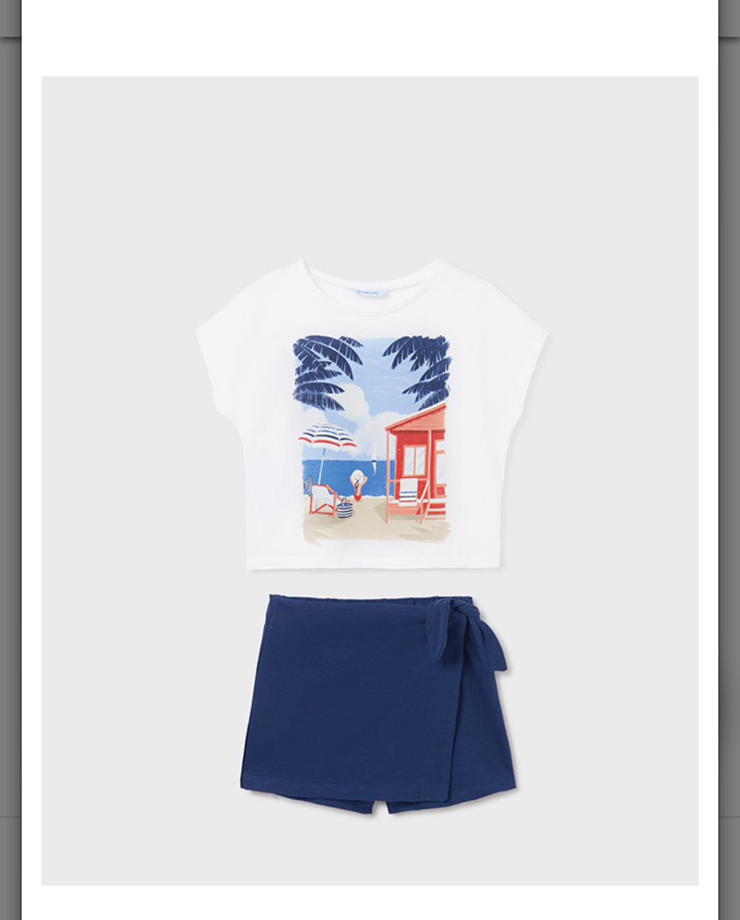 Completo shorts ecofriends ragazza