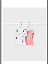 Carica l'immagine nel visualizzatore di Gallery, Set 2 t-shirt ecofriends neonata
