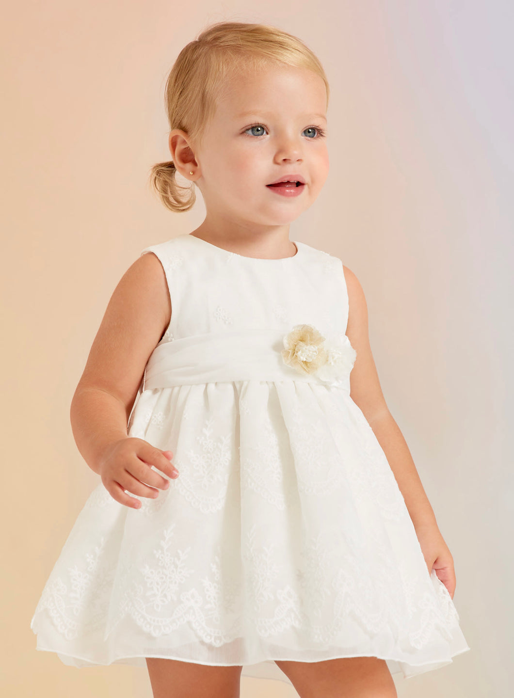 Abito organza neonata