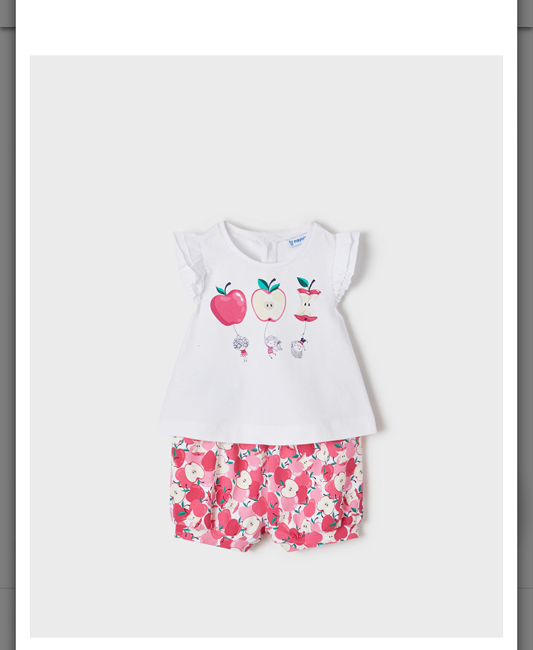 Completo shorts ecofriends neonata