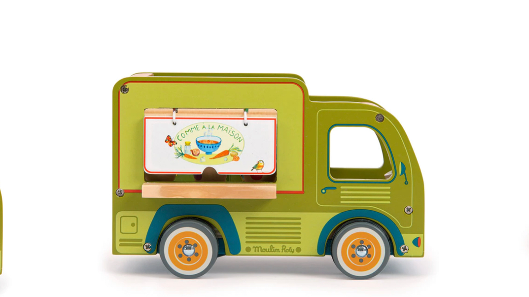 Camion street food in legno, La grande famille