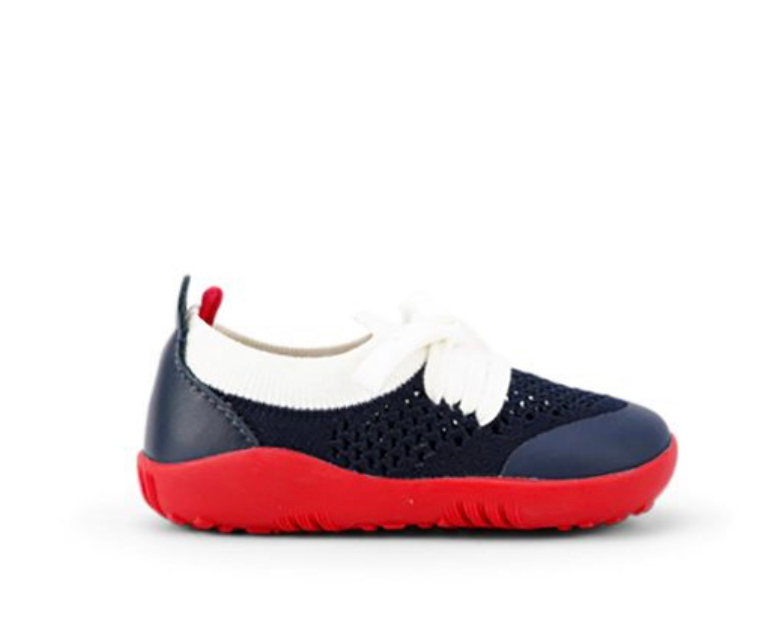 Play Knit Navy+Red
