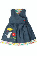Carica l'immagine nel visualizzatore di Gallery, Vestito neonata double-face Frugi

